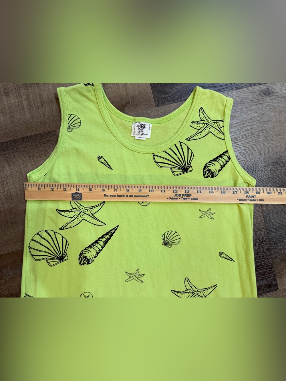 Casual & Main Resort Wear Lime Seashell Maxi Dress Size Medium 🐚 - Picture 10 of 11
